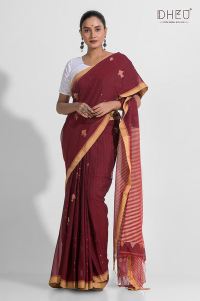 Pure Khadi Cotton Saree