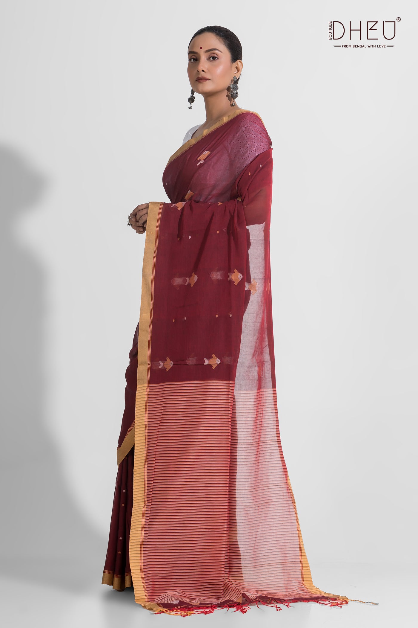 Paglajhora - Pure Khadi Cotton Saree