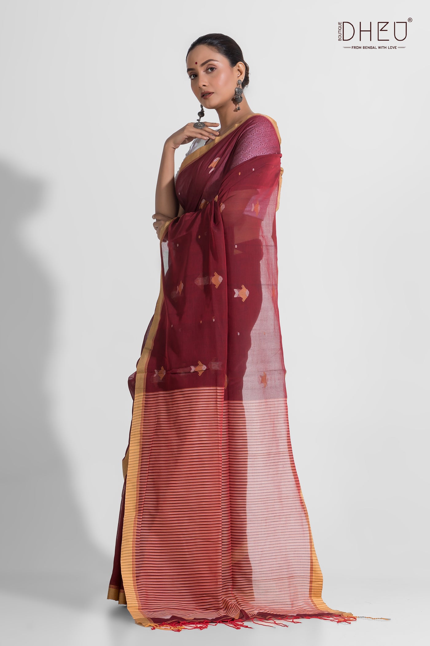 Paglajhora - Pure Khadi Cotton Saree