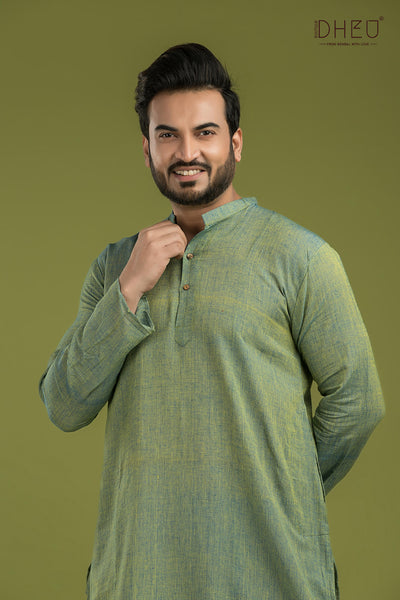 Fruit Ninja-Casual Style Kurta-Dhoti Full Set