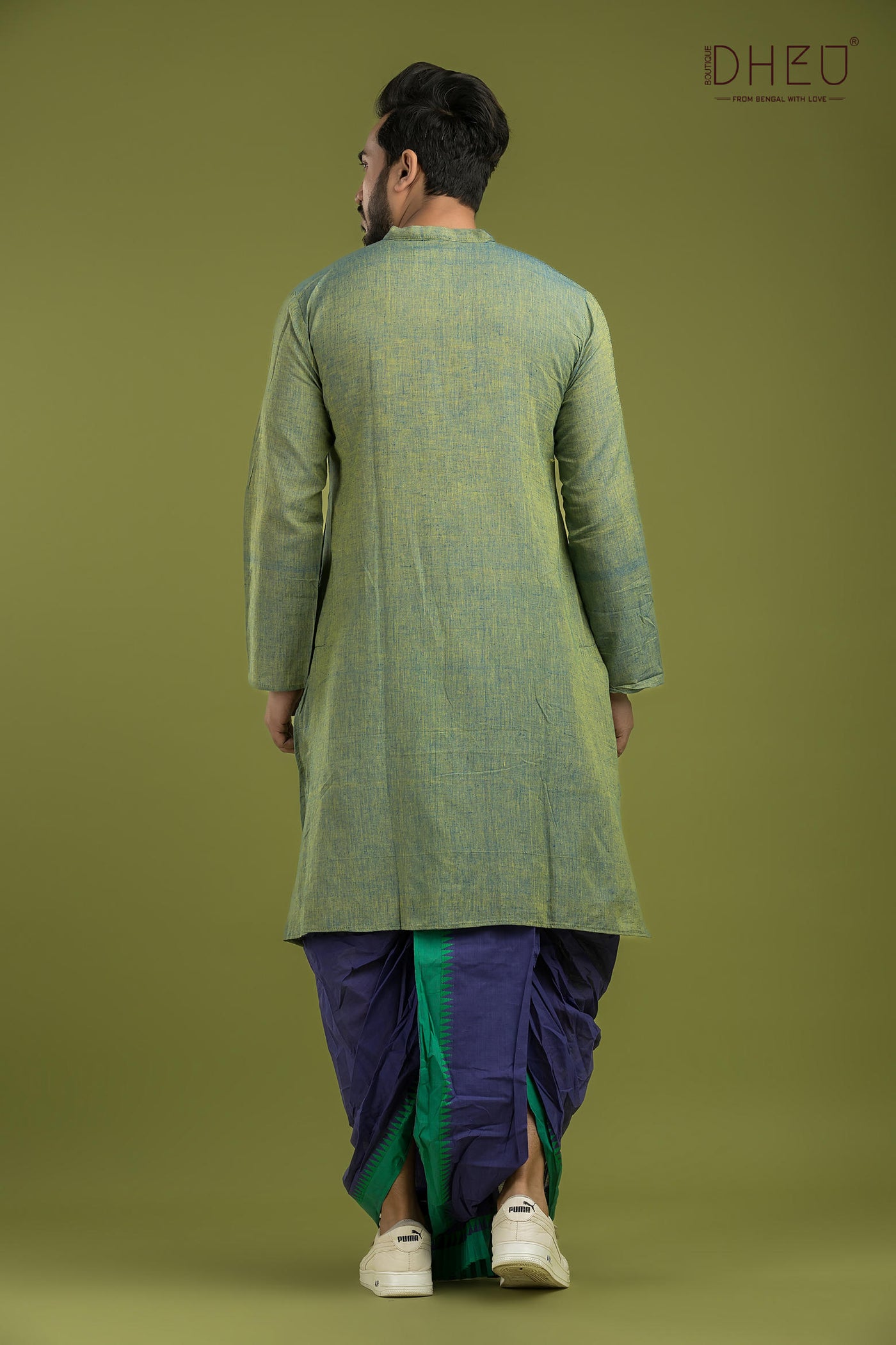 Fruit Ninja-Casual Style Kurta-Dhoti Full Set