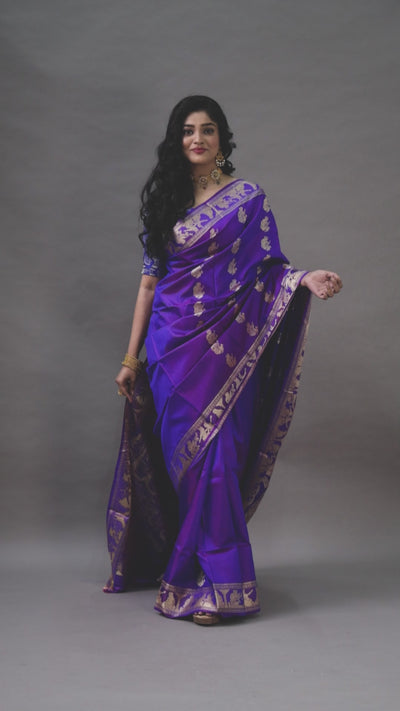 Pure Baluchari Silk Saree (with silk mark certified)