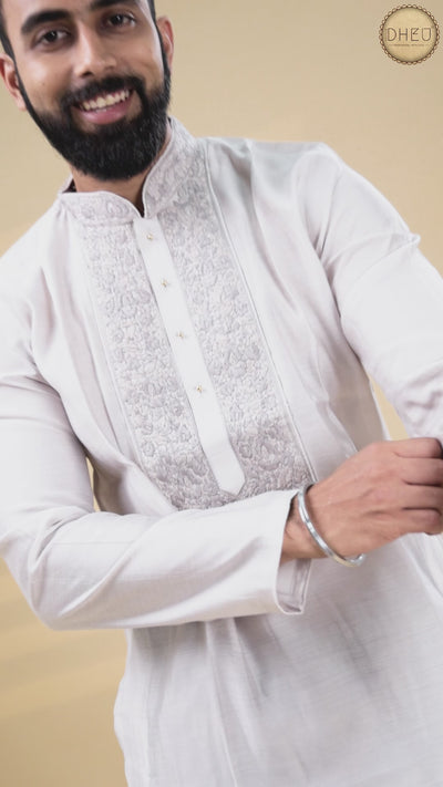 Exclusive Designer Kurta & Dhoti(Optional) Set