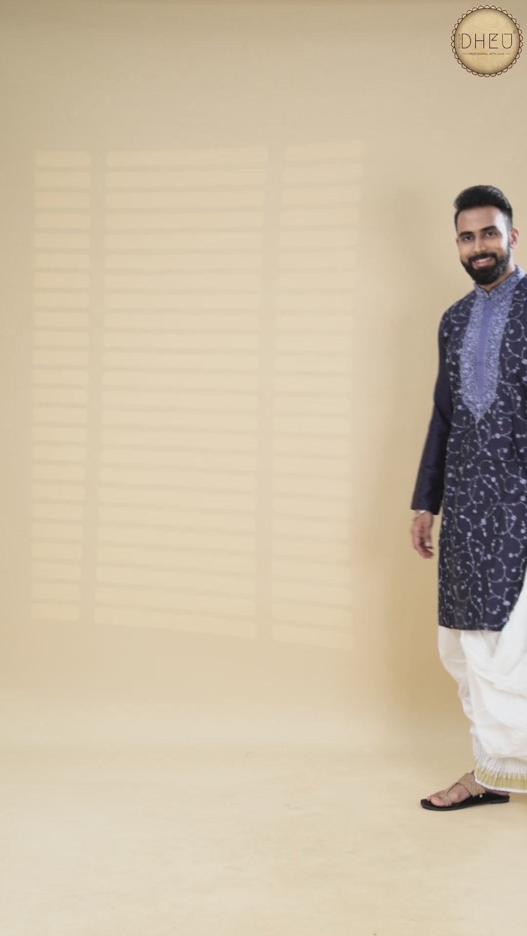 Exclusive Katan Silk Kurta & Dhoti(Optional) Set