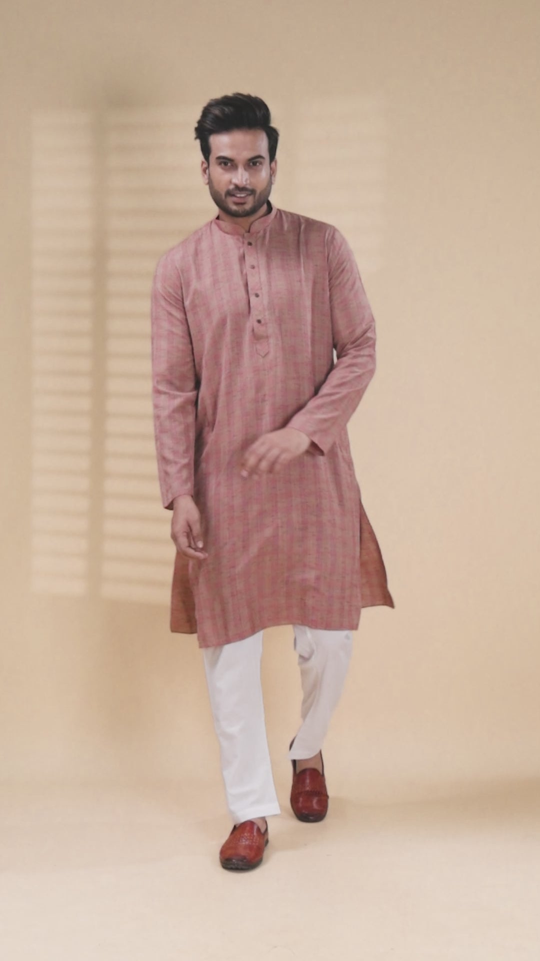 Exclusive Checks Cotton Kurta