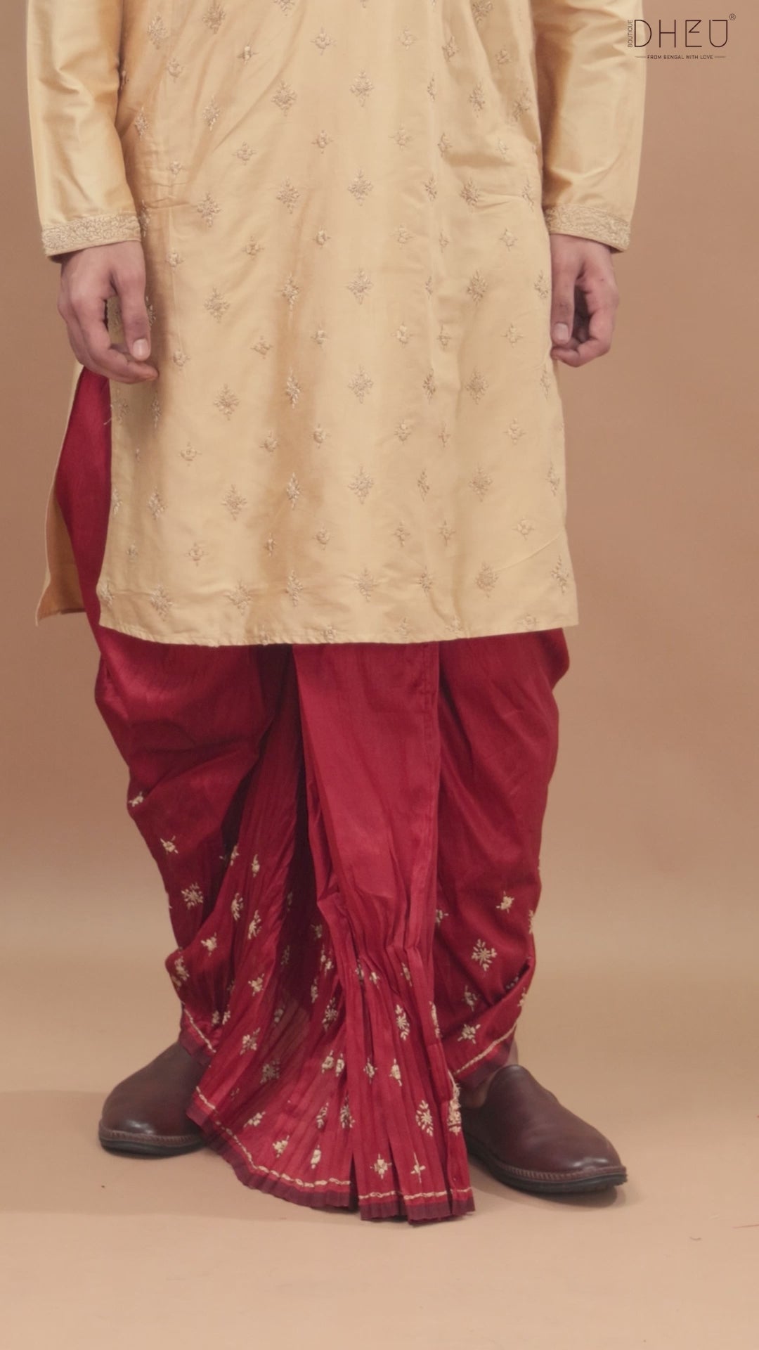 Exclusive Katan Silk Kurta & Dhoti Set