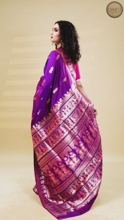 Sikharam - Swarnachari Silk Saree