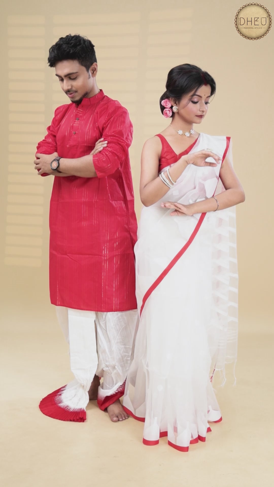 Meghe Dhaka Tara-Designer Couple Set