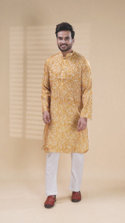 Exclusive Designer Printed Cotton Kurta