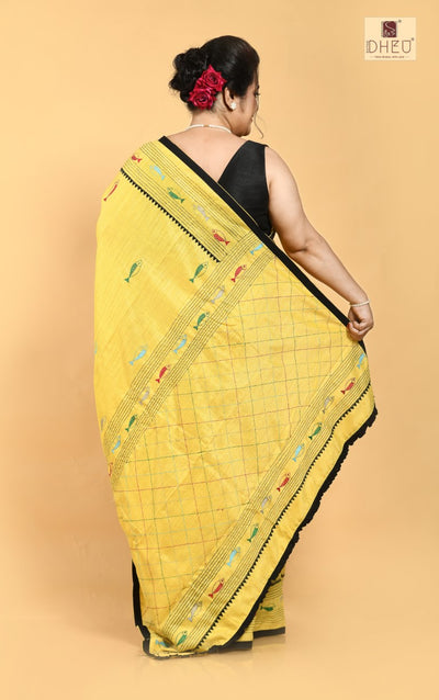 CHITOL MACHER MUITTHA- Exclusive Kantha Saree