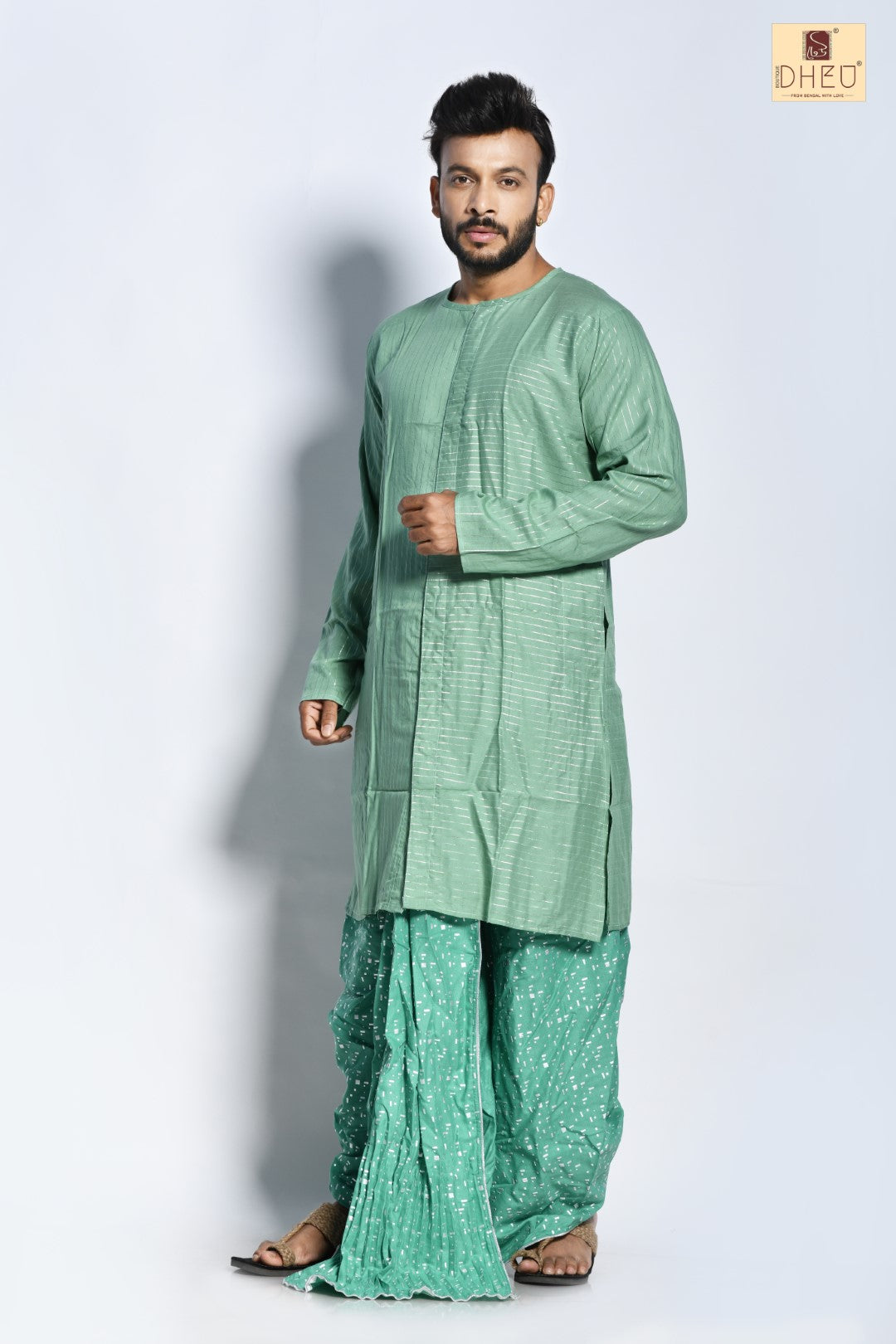 coffee'r Namti Irish - Dheu Designer Dhoti(Optional)Kurta Set