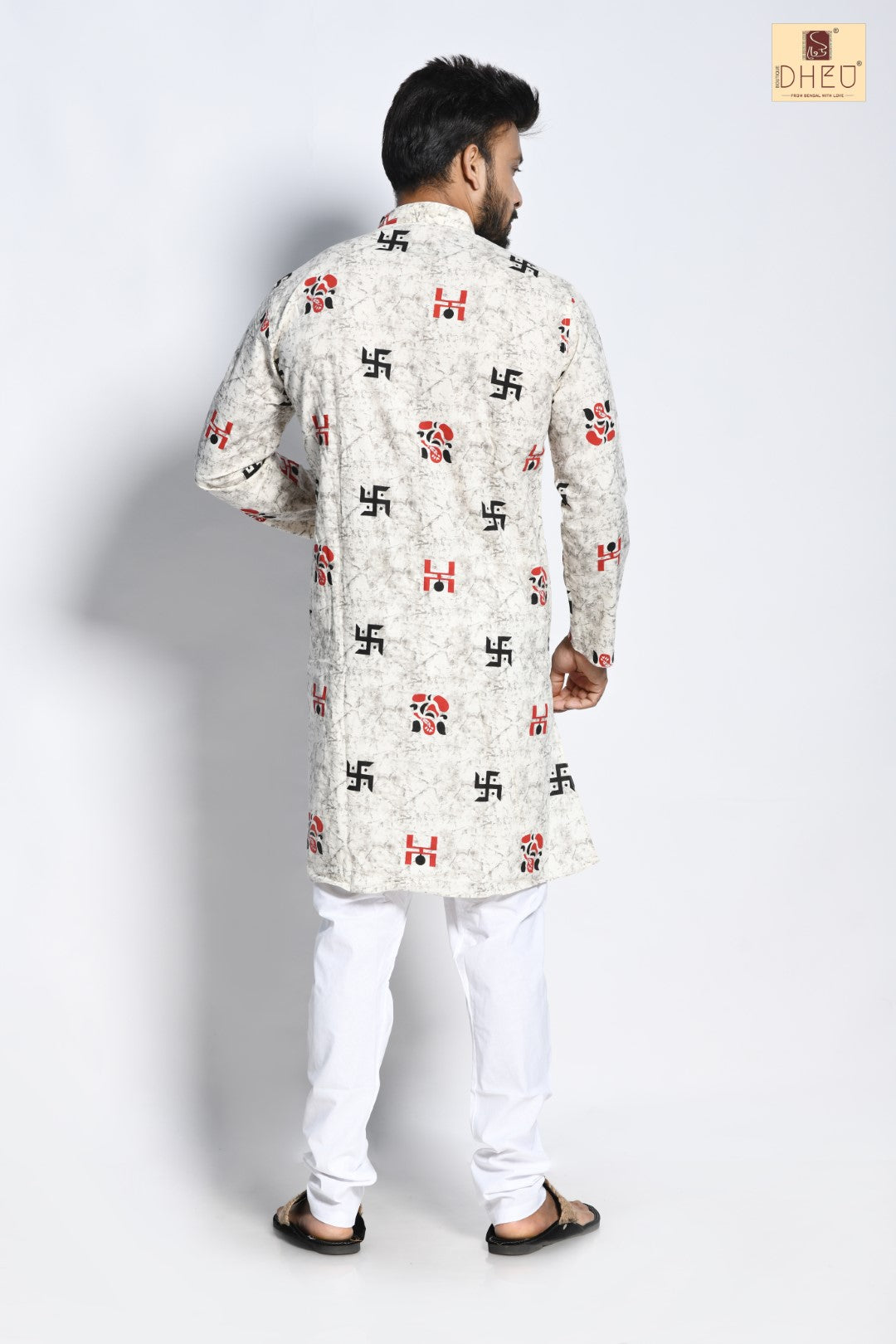 Swastik- Dheu Cotton Kurta