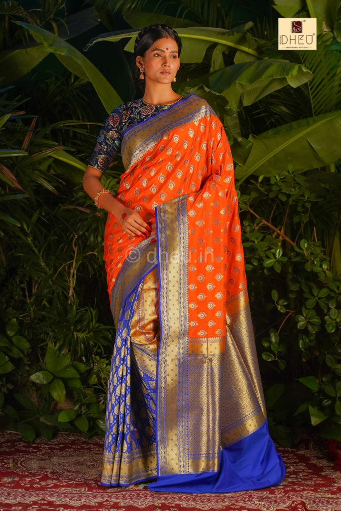 Buy Madhubani Hand Painted Pure Tussar Silk Sari With Blouse Piece. Unique  Design Madhubani Painting Sari. Online in India - Etsy