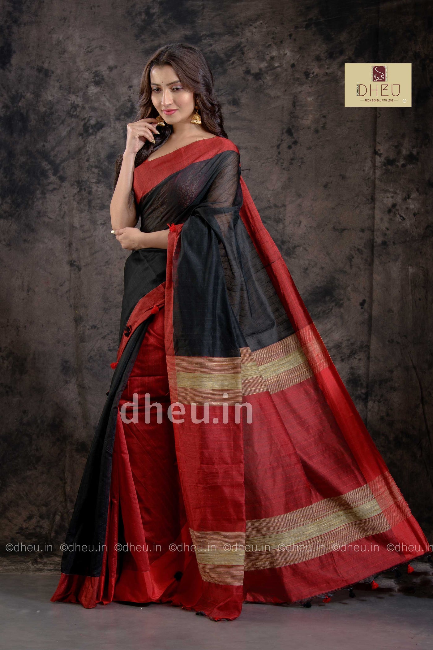 Bengal Handloom  Saree - Boutique Dheu