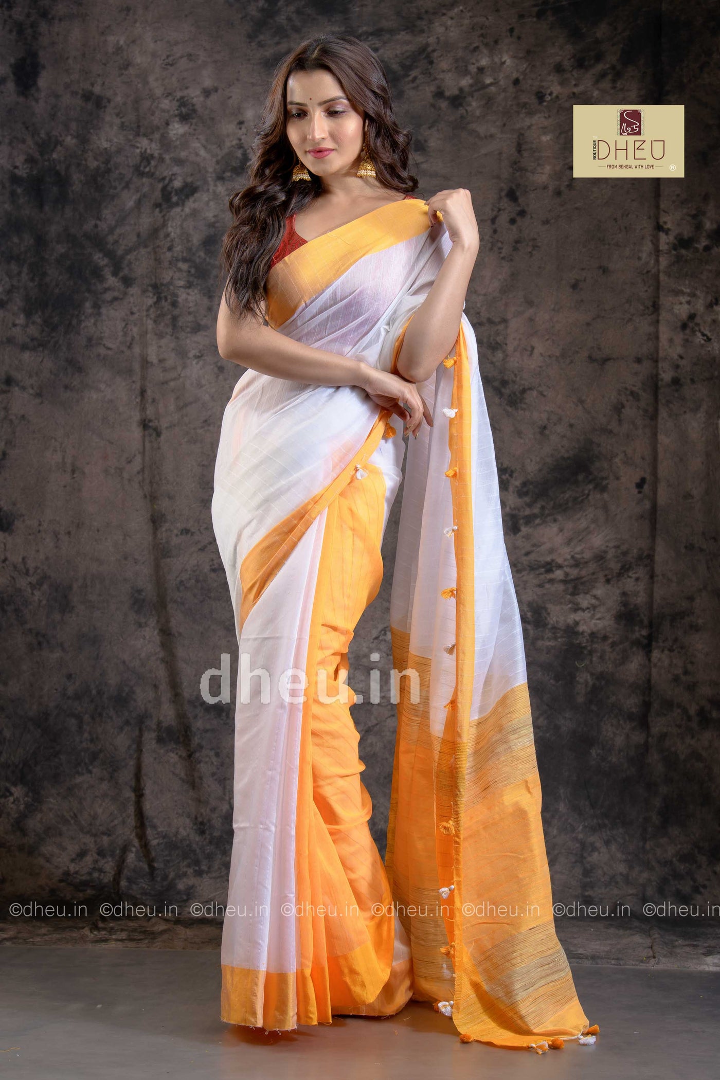 Bengal Handloom  Saree - Boutique Dheu