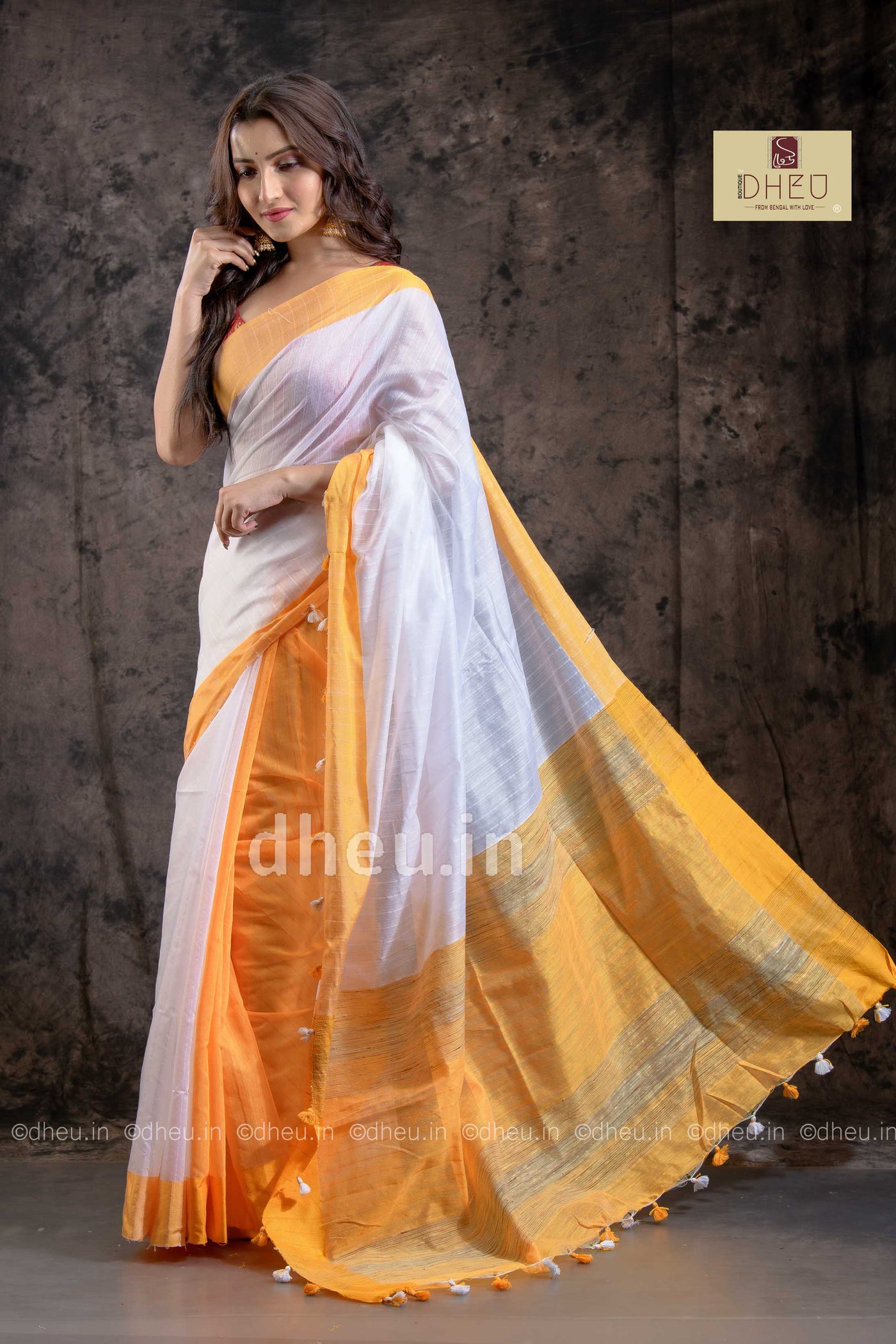 Bengal Handloom  Saree - Boutique Dheu