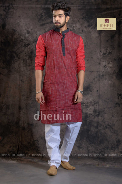 Khadi Kurta for Men - Boutique Dheu