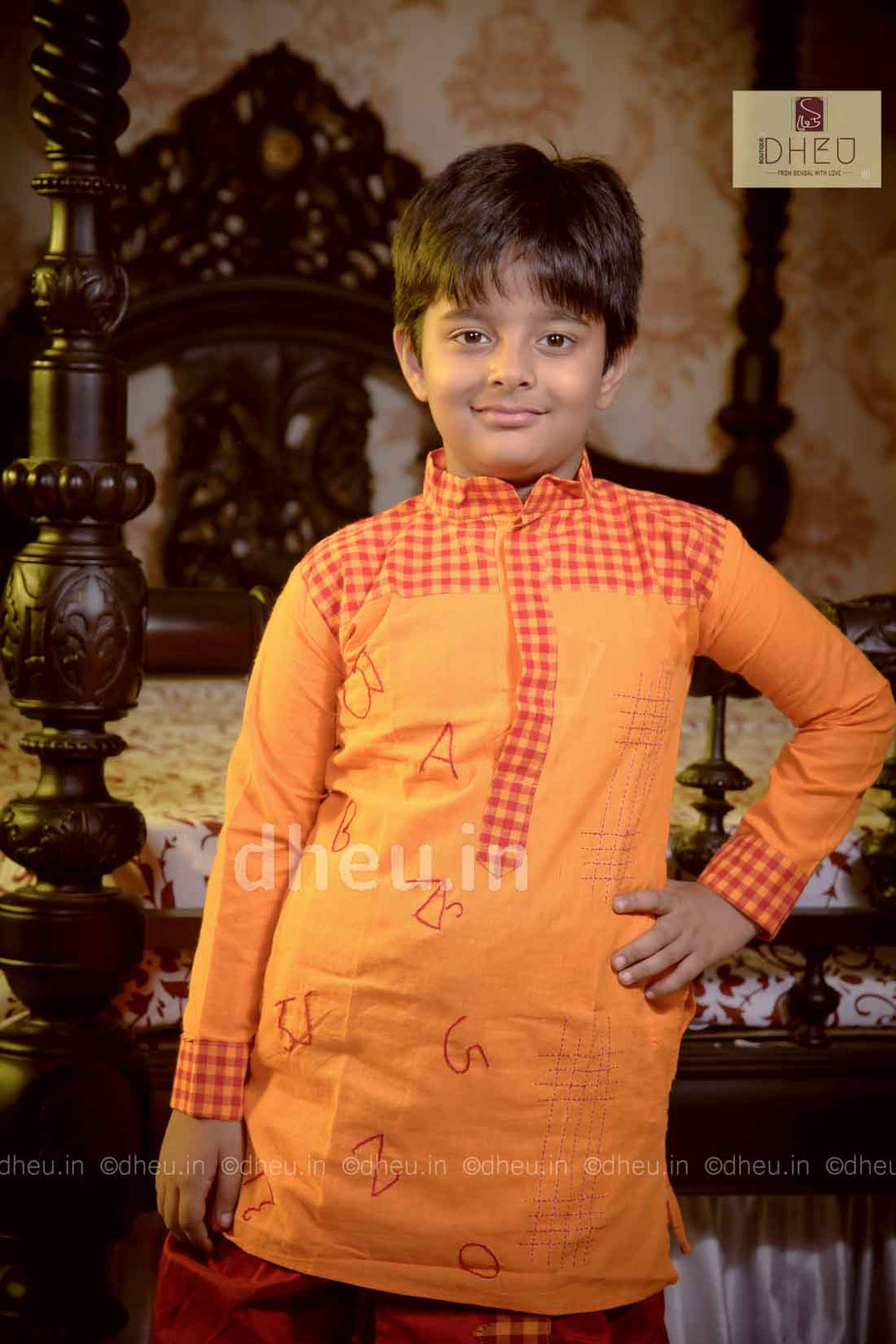 Cotton Dhoti Kurta Set for Boys Dheu