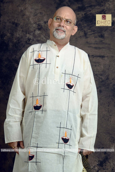 Diya For Dad - Kurta+Dhoti(Optional)